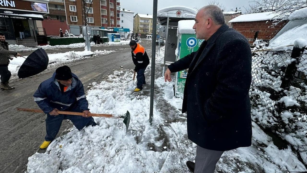 Canik Belediye Başkanı Sandıkçı çalışmaları takip etti