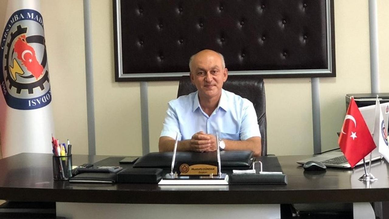 Çarşamba Madeni Sanatkarlar Odası'nda Mustafa Dündar güven tazeledi