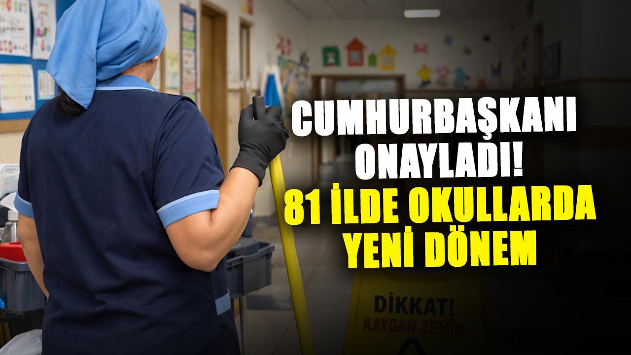 Cumhurbaşkanı onayladı! 81 ilde okullarda yeni dönem, TYP kalktı sabit personel dönemi