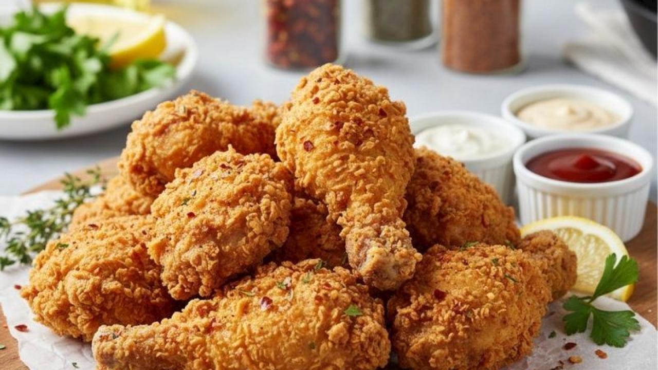 Dışı altın rengi içi sulu evde çıtır tavuk tarifi