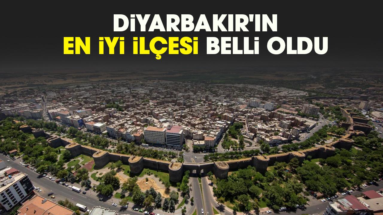 Diyarbakır'ın en iyi ilçesi belli oldu
