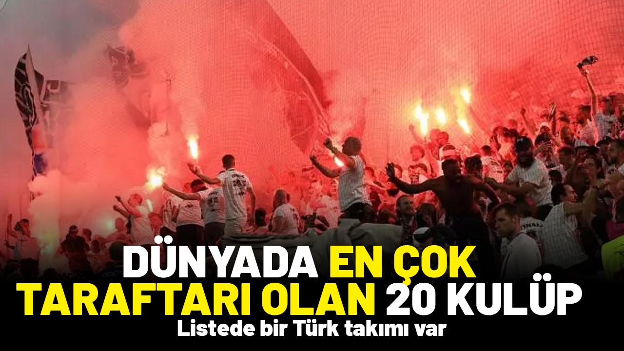 Dünyada en çok taraftara sahip kulüpler açıklandı: Sadece bir Türk takımı var