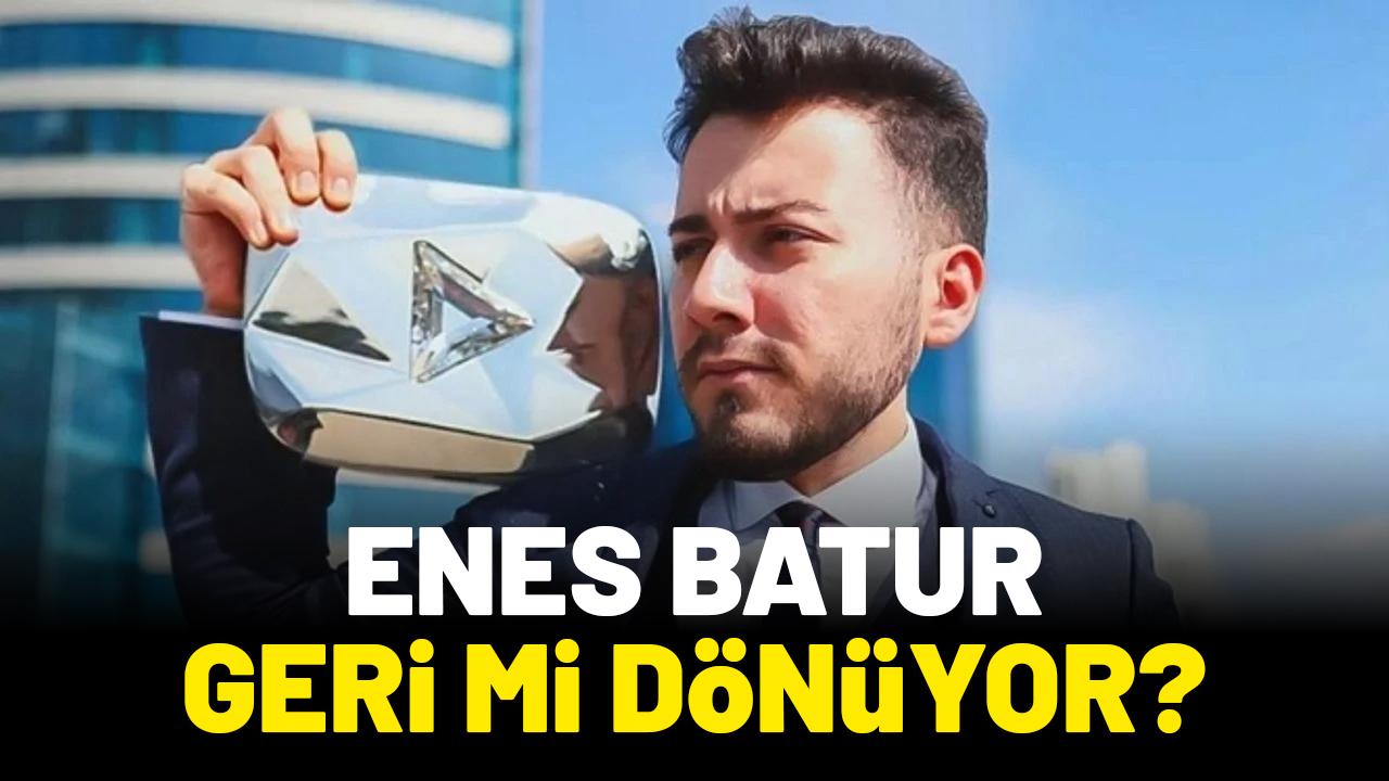 Enes Batur müjdeyi verdi! Youtube'a geri mi dönüyor?