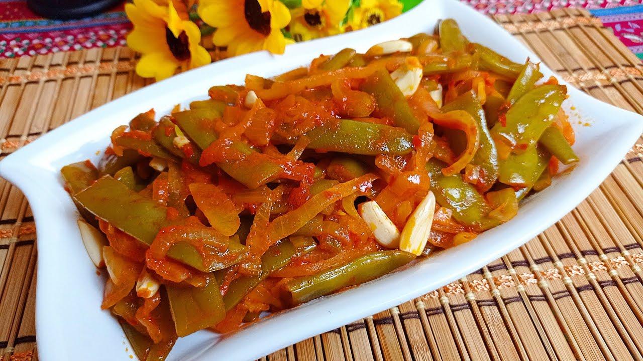 Ev usulü fasulye turşusu kavurması tarifi