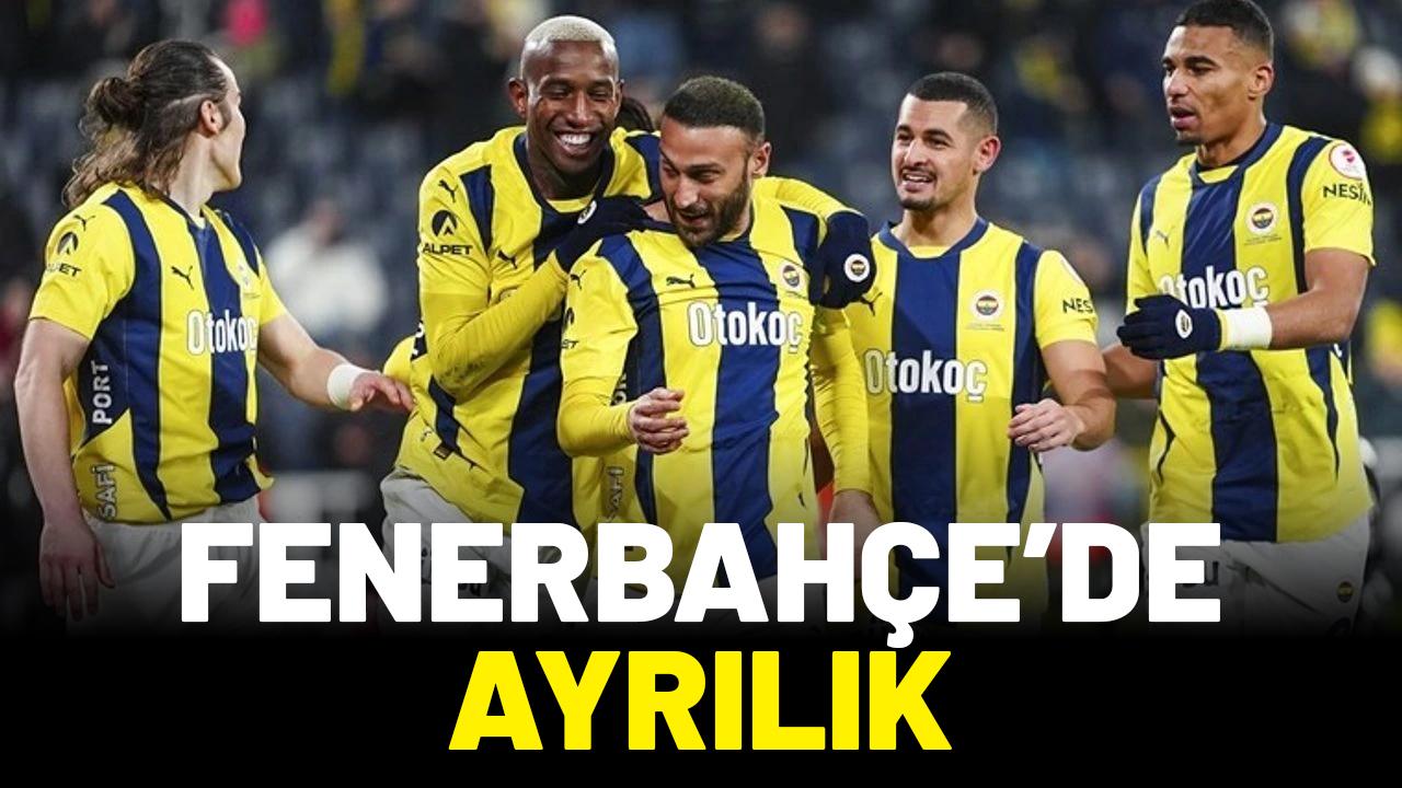 Fenerbahçe'de ayrılık! Sözleşmesi feshedildi