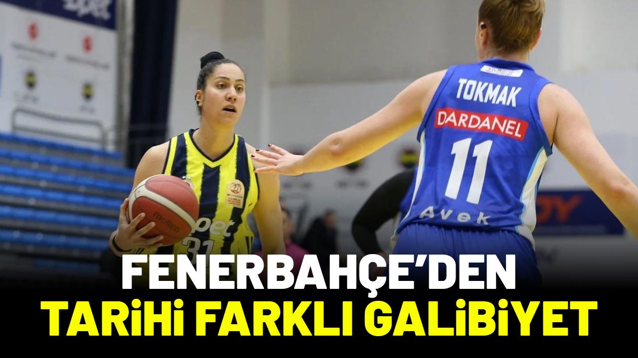 Fenerbahçe'den Çanakkale Belediyespor'a tarihi fark