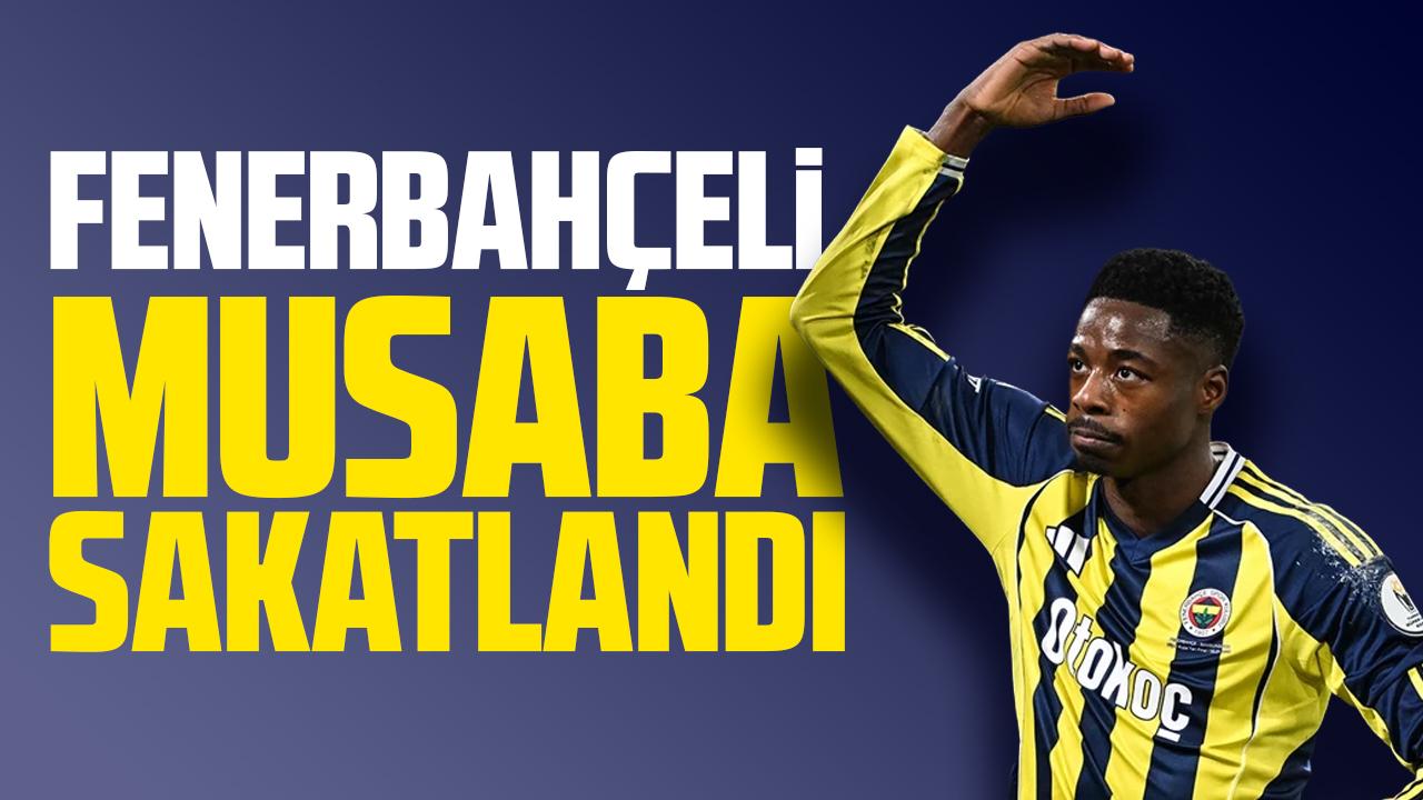 Fenerbahçeli Musaba sakatlanarak oyundan çıktı