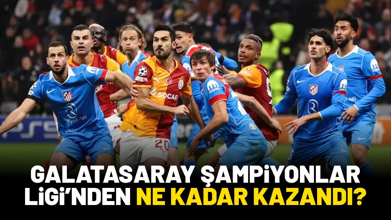 Galatasaray Şampiyonlar Ligi'nden ne kadar gelir elde etti?