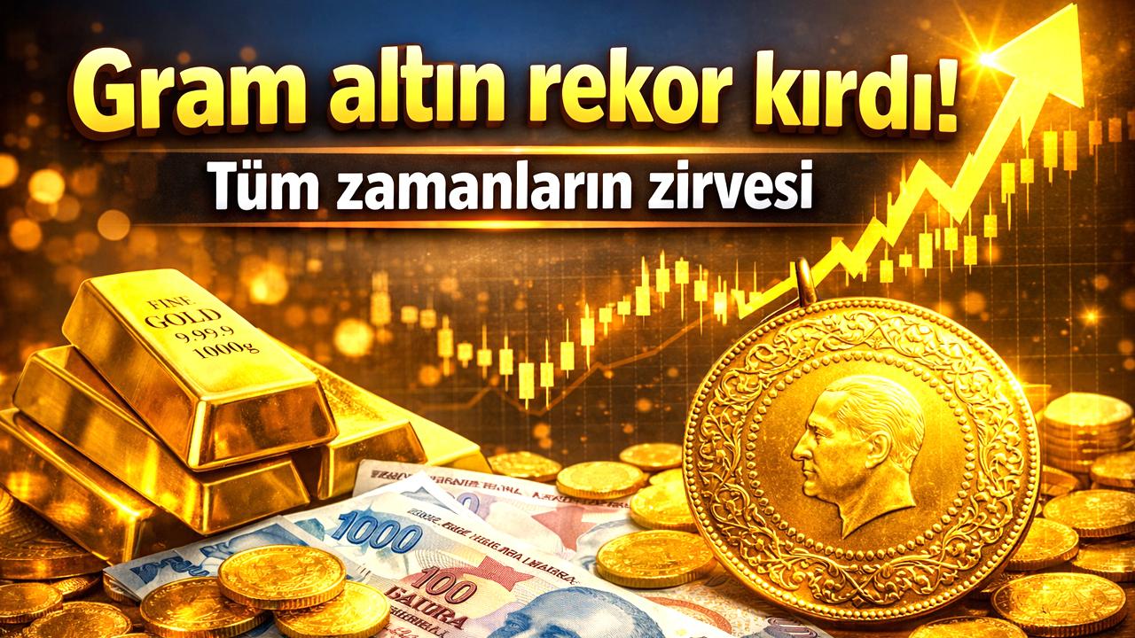 Gram altın tarihi zirvede! Rekor üstüne rekor kırdı.. 14 Ocak Çarşamba gram altın fiyatları