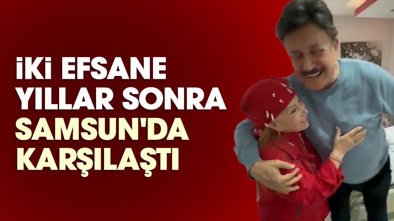 İki efsane yıllar sonra Samsun'da karşılaştı