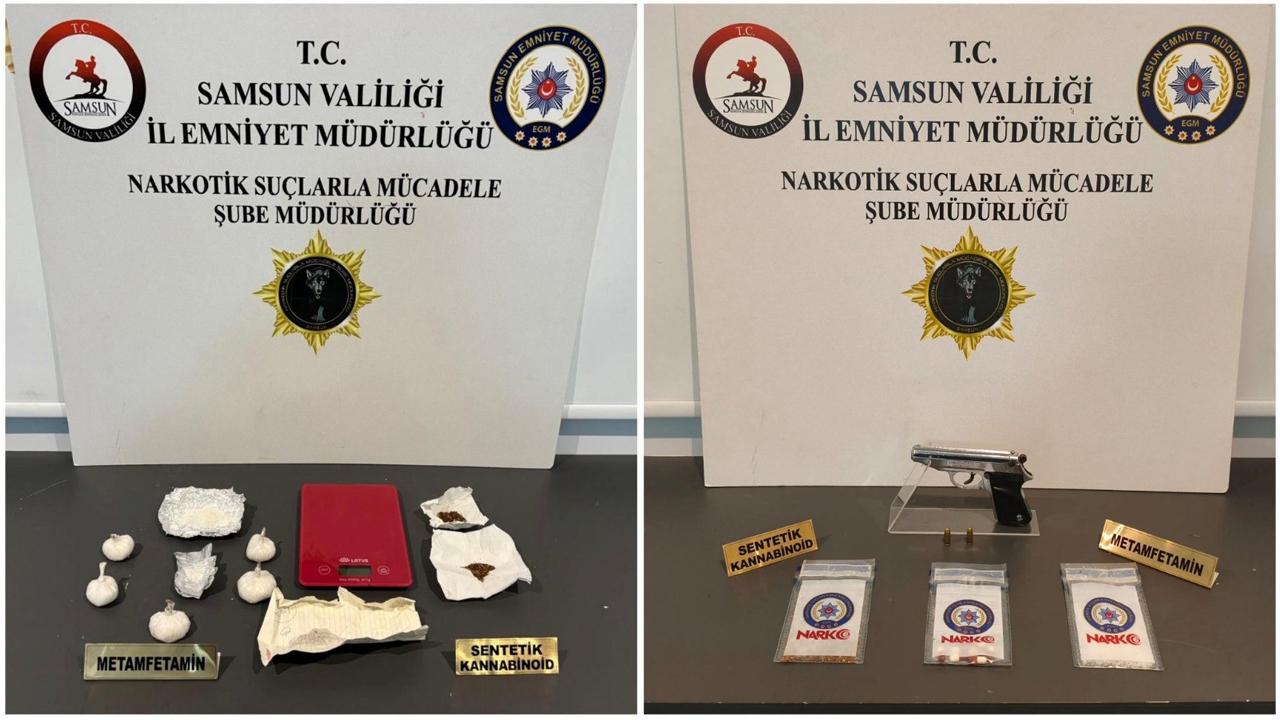 İlkadım ve Canik’te uyuşturucu operasyonu!