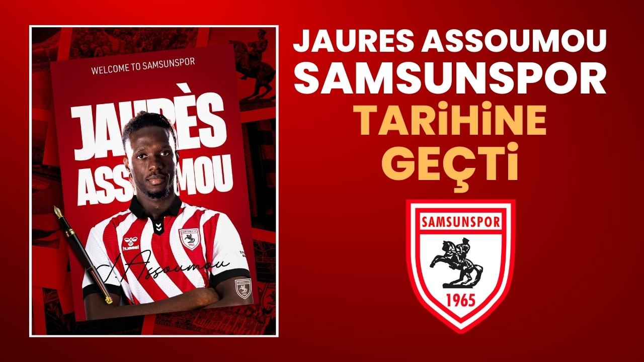 Jaurès Assoumou Samsunspor tarihine geçti! İlk oldu
