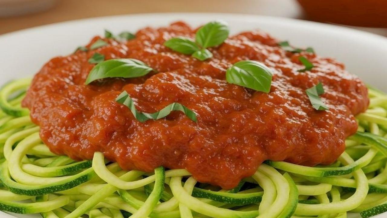 Kabak spagetti tarifi