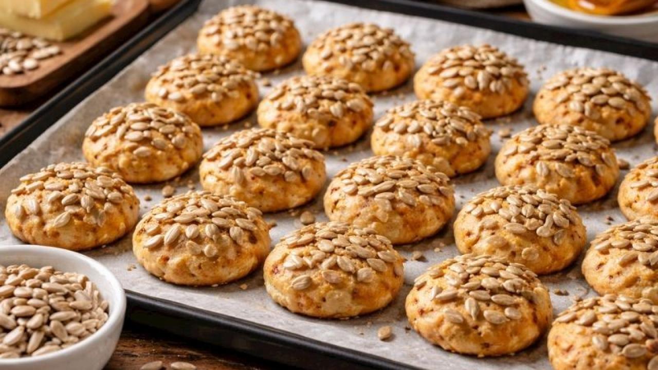 Kahve yanına pratik çekirdekli gevrek tarifi