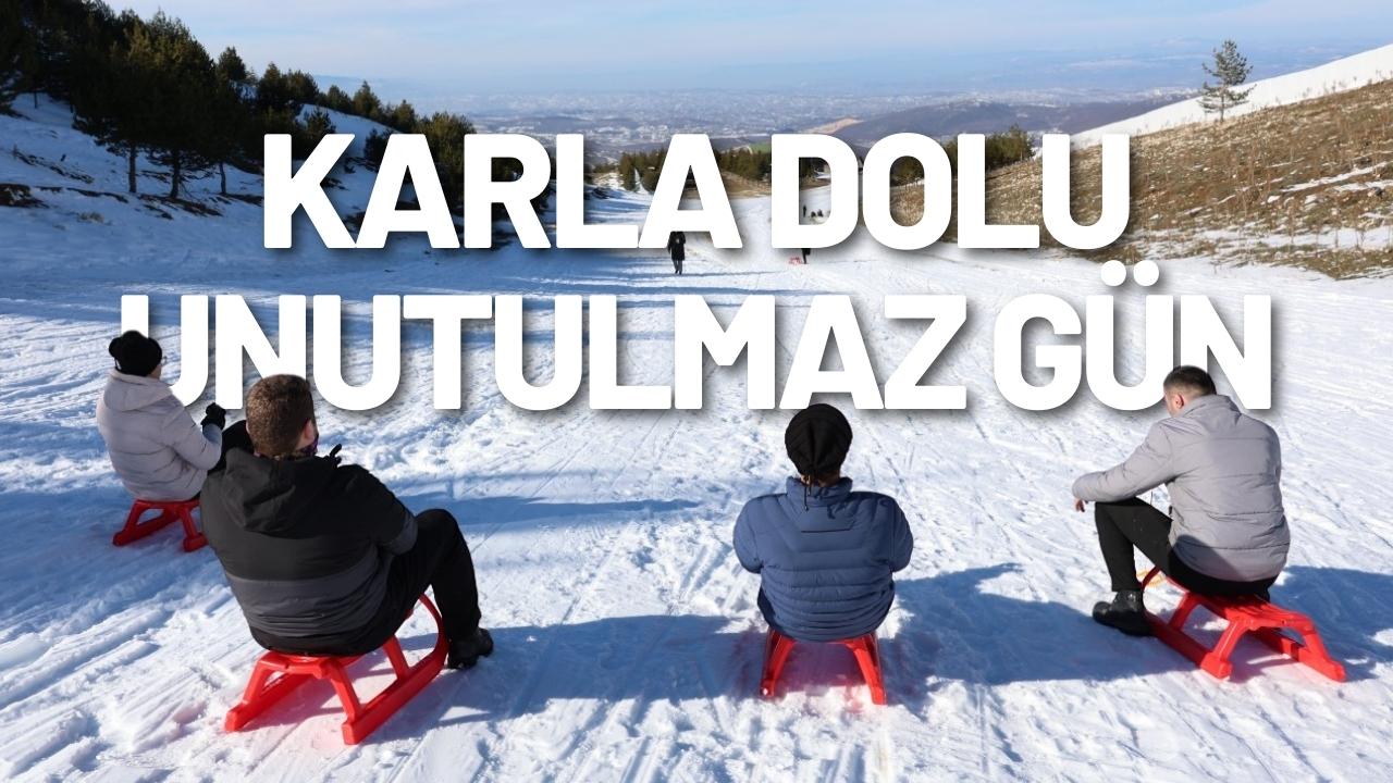 Karla dolu unutulmaz gün! Petek Genç Ladik Akdağ gezileri başladı