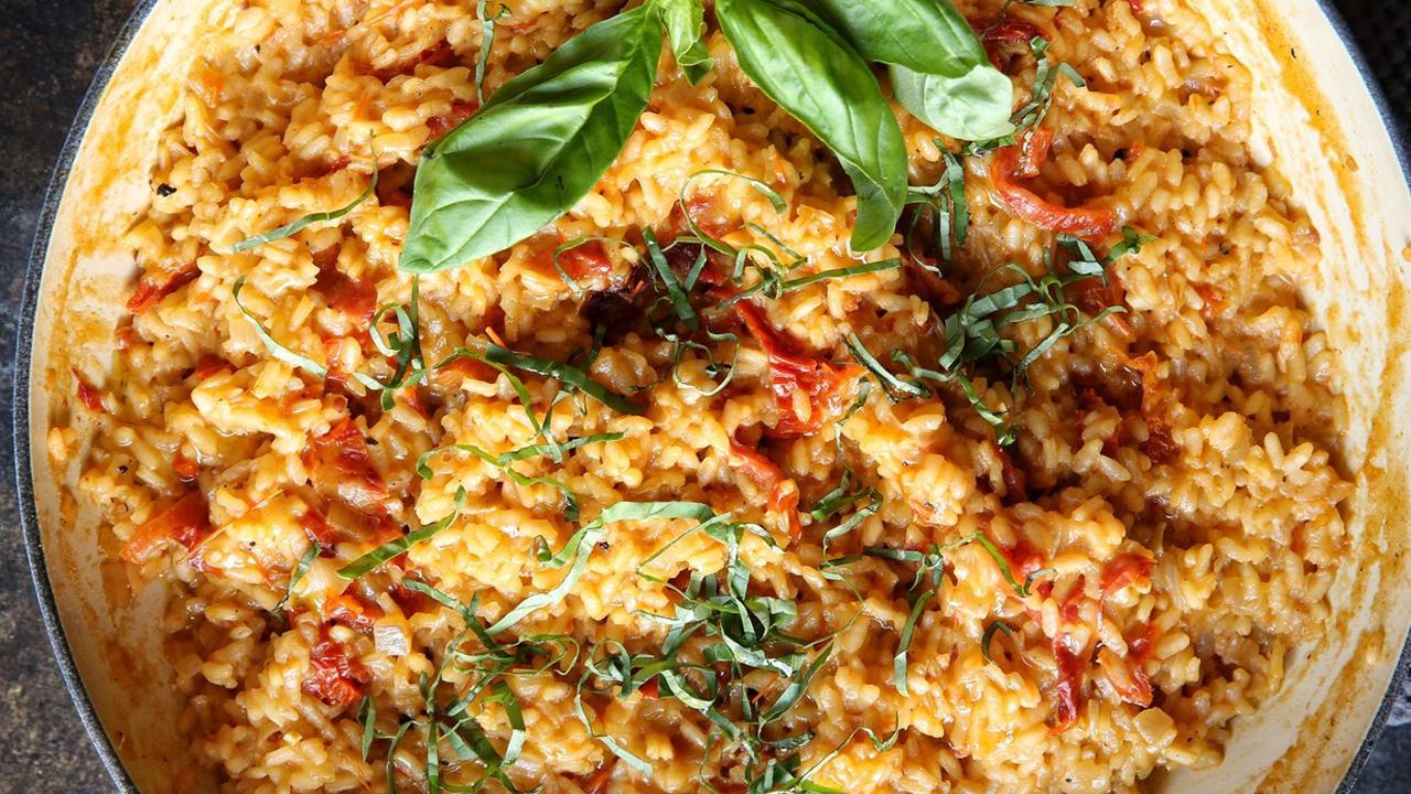 Kurutulmuş domatesli risotto tarifi