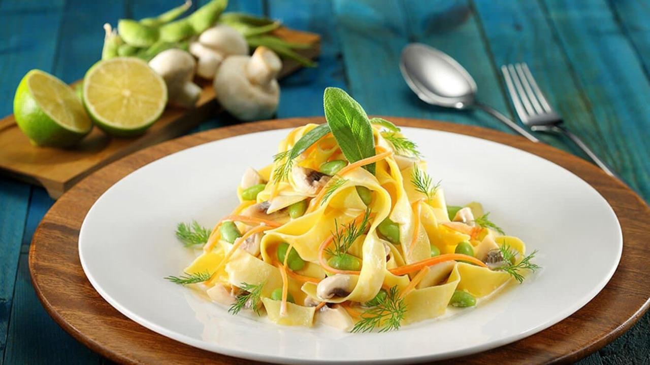 Limon ve karides uyumuyla öne çıkan pappardelle tarifi