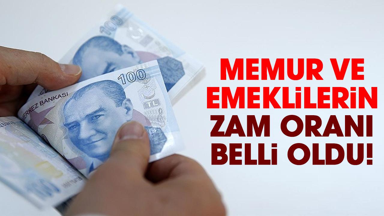 Memur ve emeklilerin zam oranı belli oldu! Memur ve emekliler ne kadar zam aldı?
