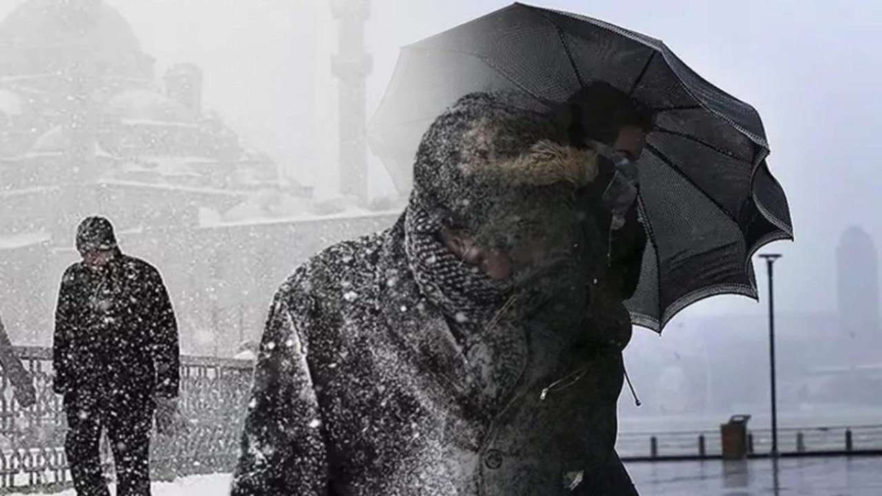 Meteoroloji'nin uyarı haritası sarıya döndü: Kar, sağanak, fırtına!
