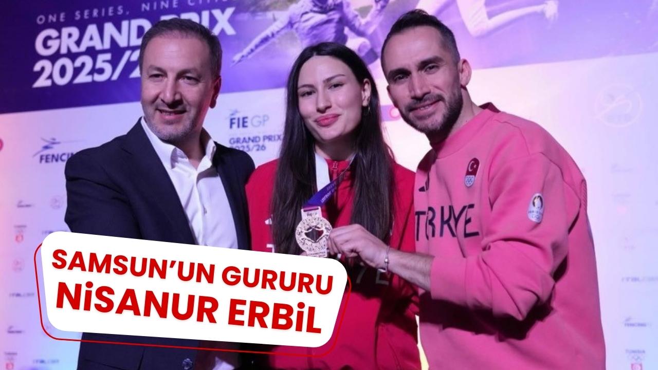 Nisanur Erbil Samsun’a yine gurur yaşattı