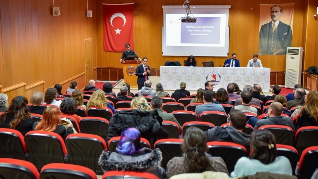 OMÜ Araştırma Üniversitesi Değerlendirme Toplantısı