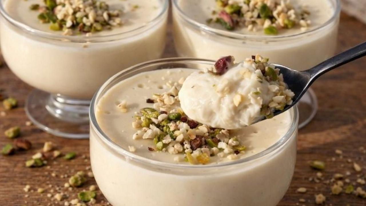 Pürüzsüz dokulu gerçek saray muhallebisi tarifi