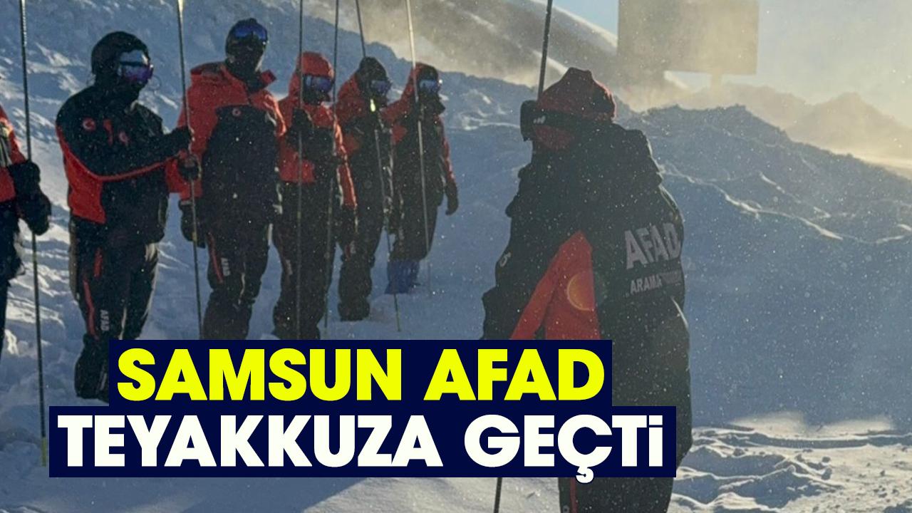 Samsun AFAD teyakkuza geçti