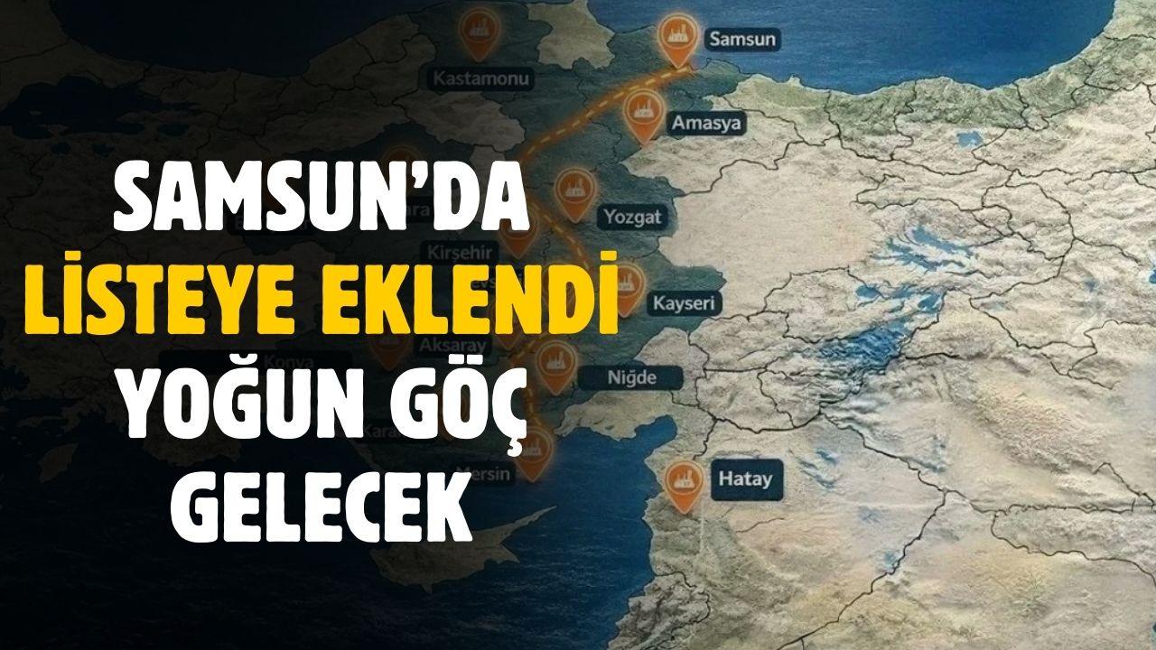 Samsun dahil 14 ile yoğun göç yaşanacak! Bakanlık çalışmaları başlattı