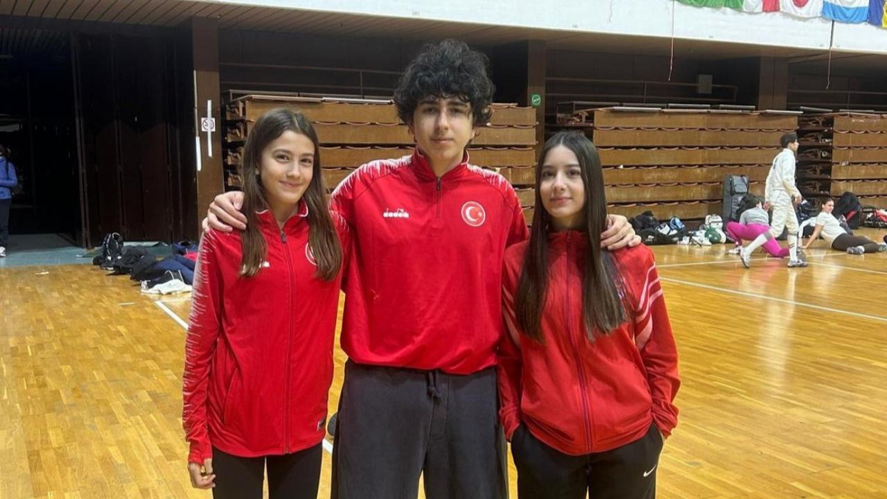 Samsun Eskrim Akademisi sporcuları Sırbistan’da milli takımı temsil etti