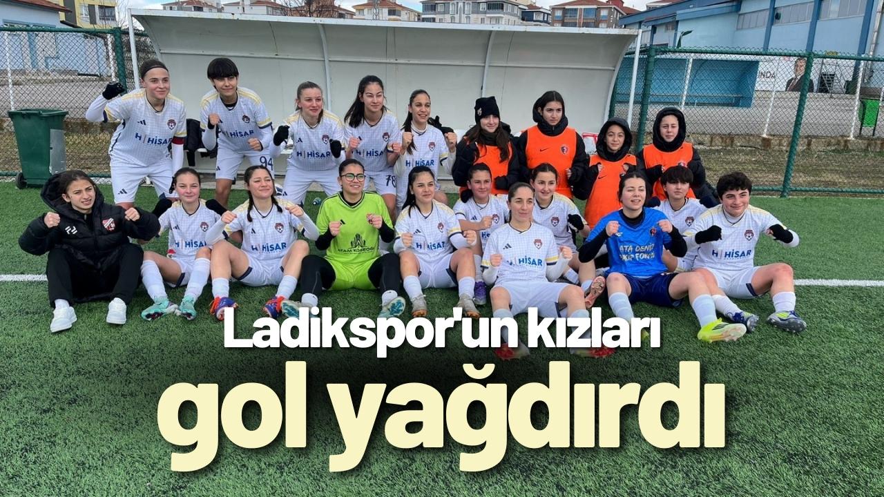 Samsun Ladikspor U17 Kızlar Gelişim Ligi'nde Çorum Buhara'yı mağlup etti