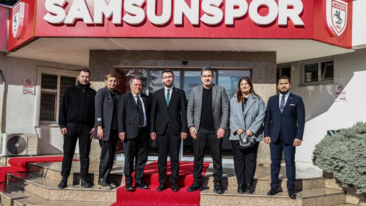 Samsun Yeşilay şubesinden Samsunspor'a ziyaret