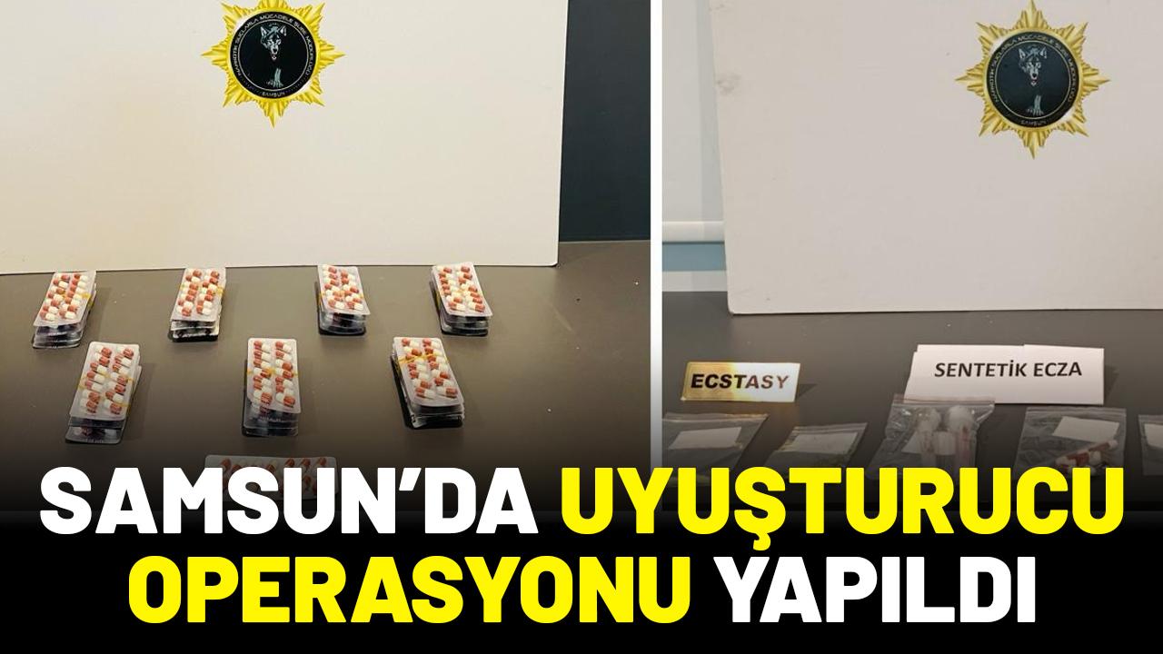 Samsun'da 4 ilçede uyuşturucu operasyonu yapıldı