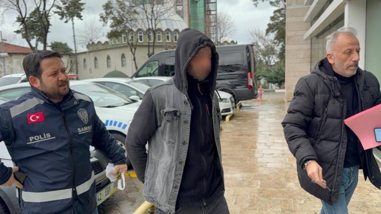 Samsun'da eşini tehdit etti serbest kaldı darp edince tutuklandı