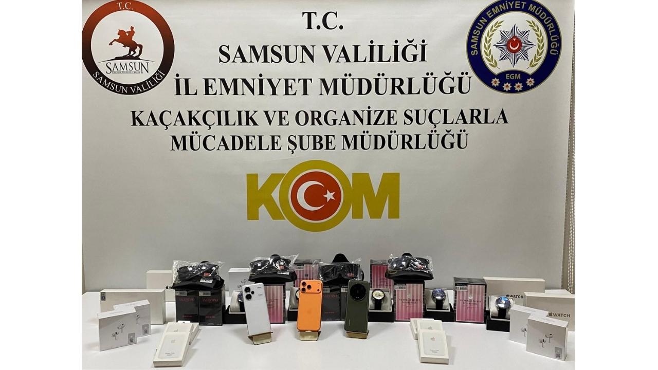 Samsun'da kaçakçılık operasyonu: 2 gözaltı