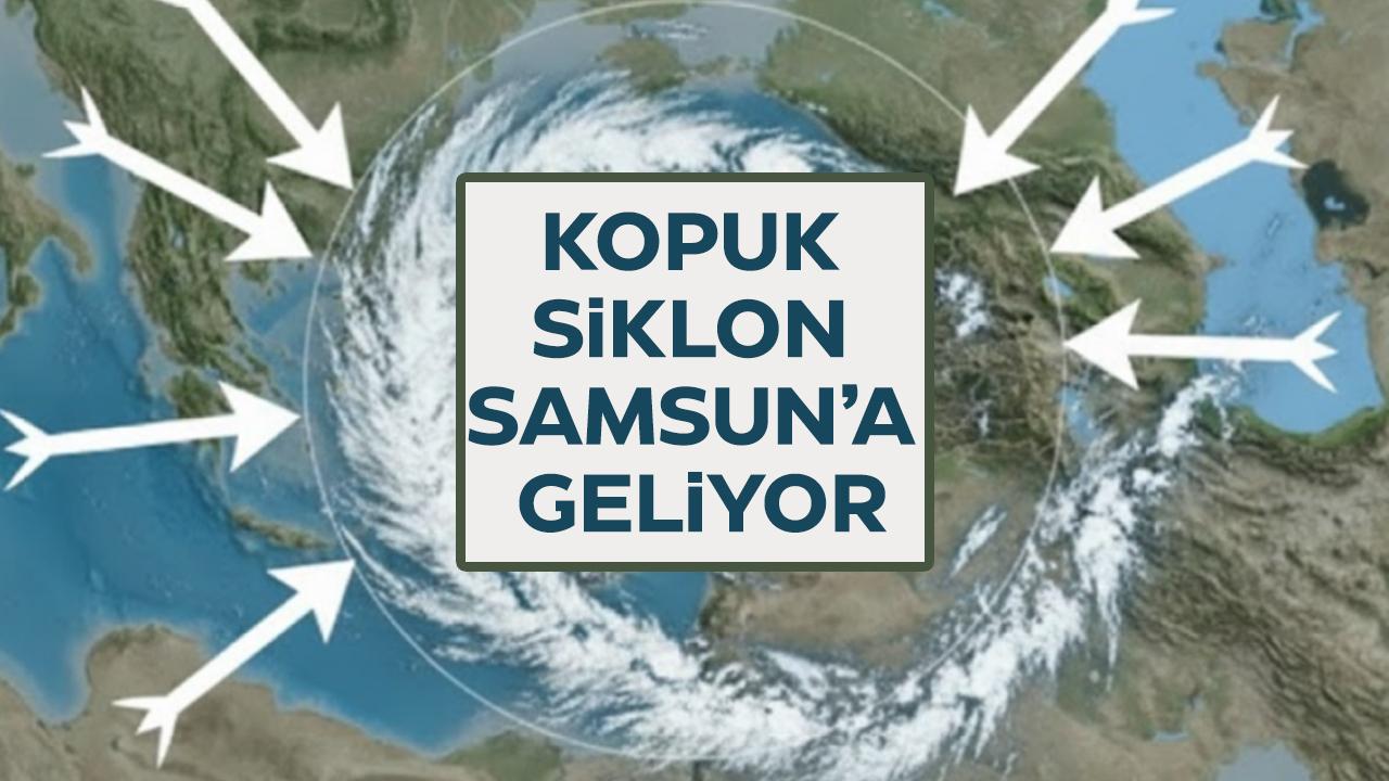 Samsun'da kopuk siklon beklentisi