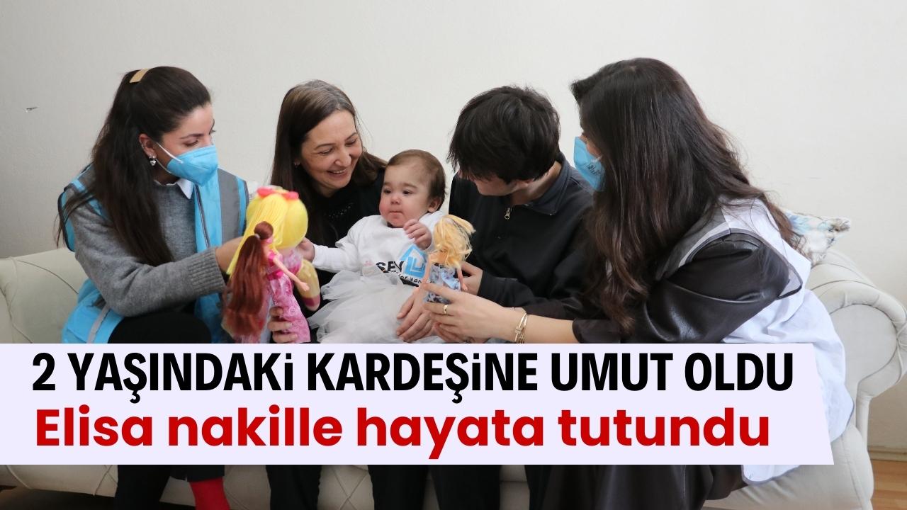 Samsun'da lösemi hastası Elisa ağabeyinden yapılan nakille sağlığına kavuştu