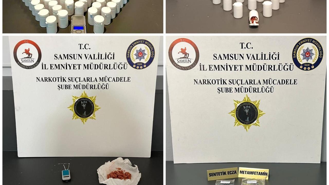 Samsun'da operasyon! Yüklü miktarda madde, para ve silah ele geçirildi