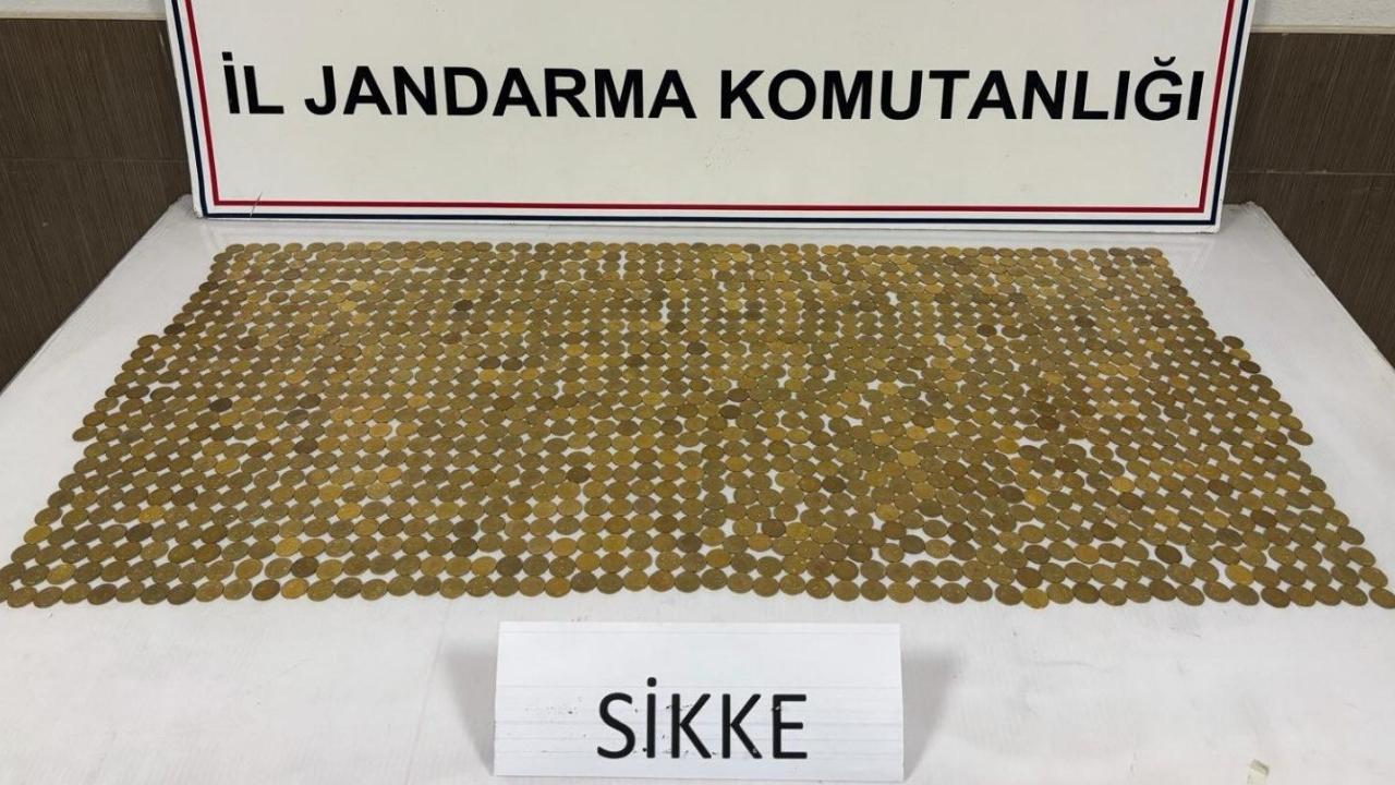 Samsun'da Osmanlı dönemine ait 1404 adet para bulundu