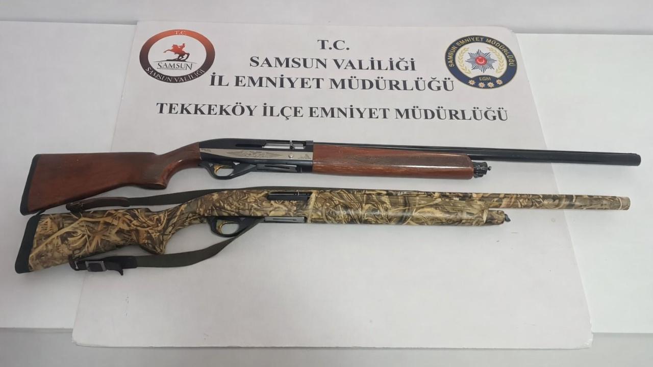 Samsun'da polisten yasak av operasyonu