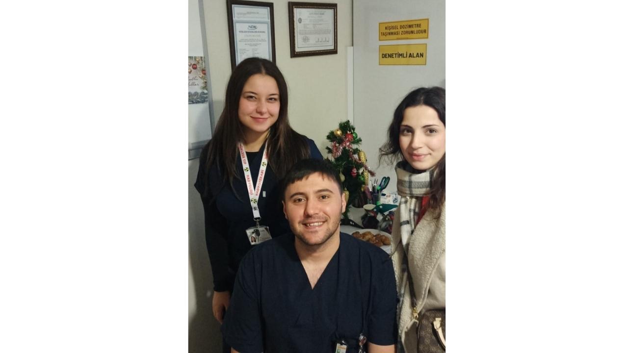 Samsun’da radyoterapi ekibi yeni yıla görev başında girdi