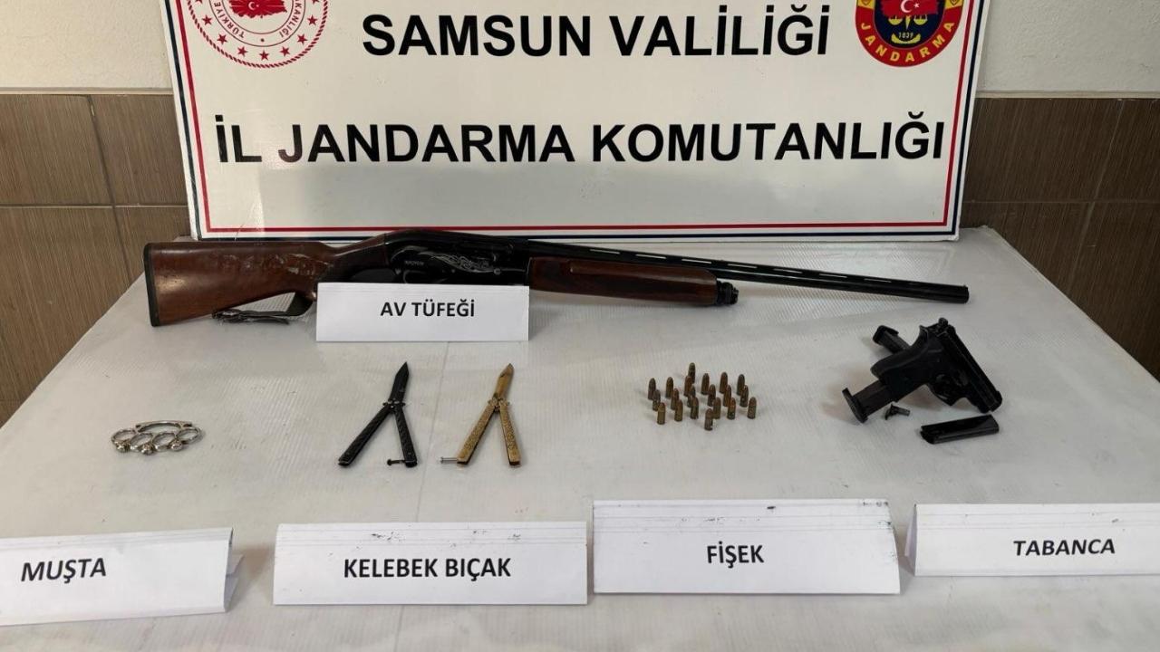 Samsun'da silah kaçakçılığı: 1 gözaltı