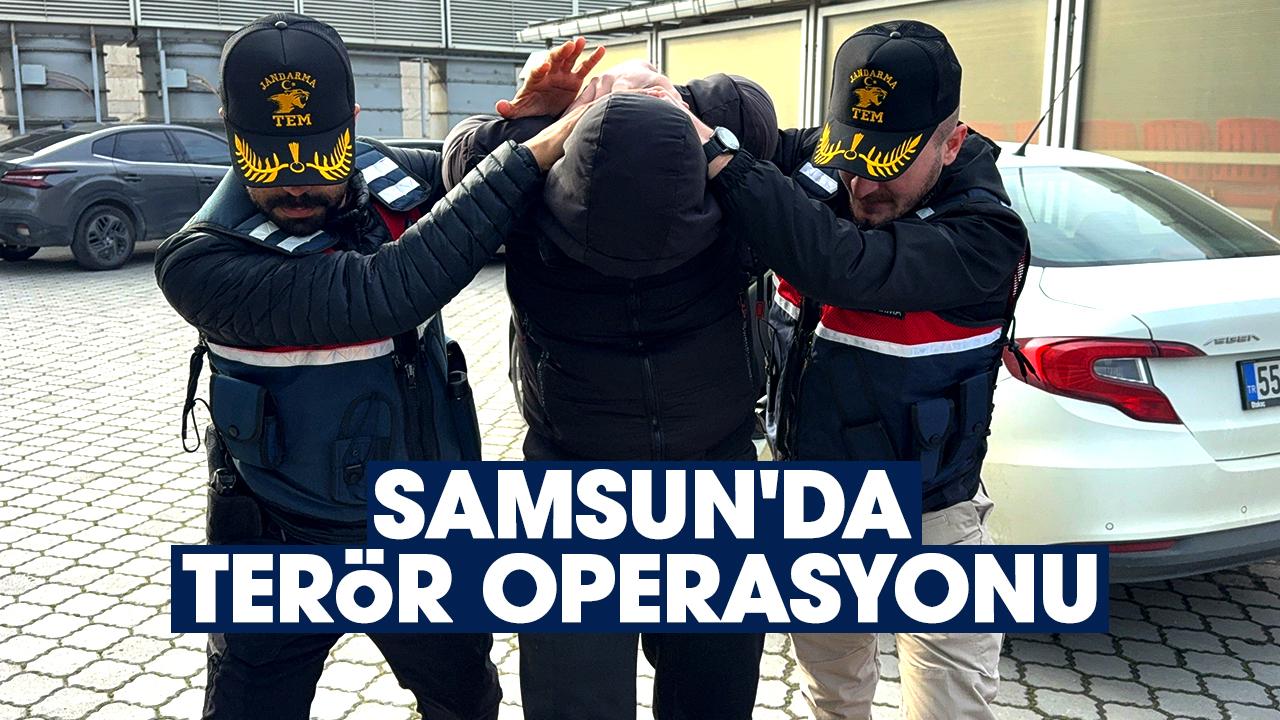 Samsun'da terör operasyonu