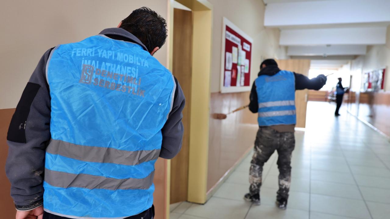 Samsun'da yükümlüler okulu eğitim öğretime hazırladı