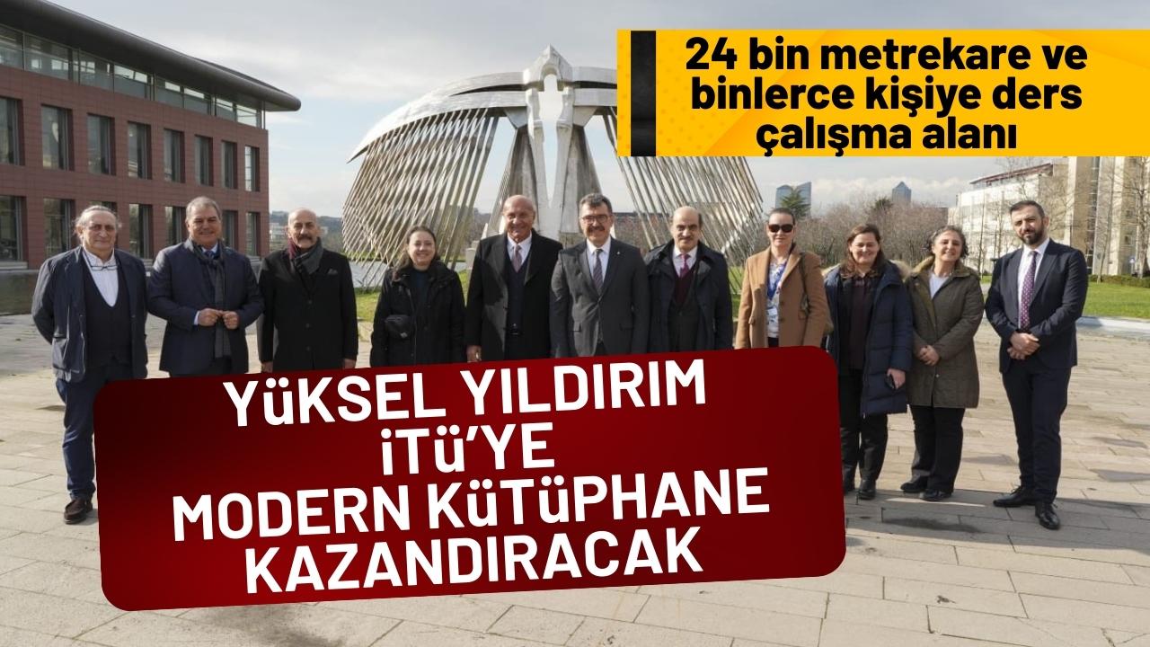 Samsunspor Başkanı Yüksel Yıldırım İTÜ'ye kütüphane kazandıracak