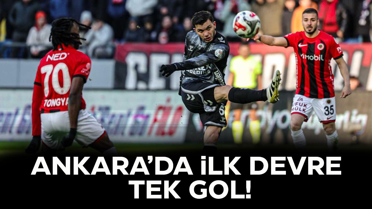 Samsunspor, Gençlerbirliği karşısında ilk devreyi önde tamamladı