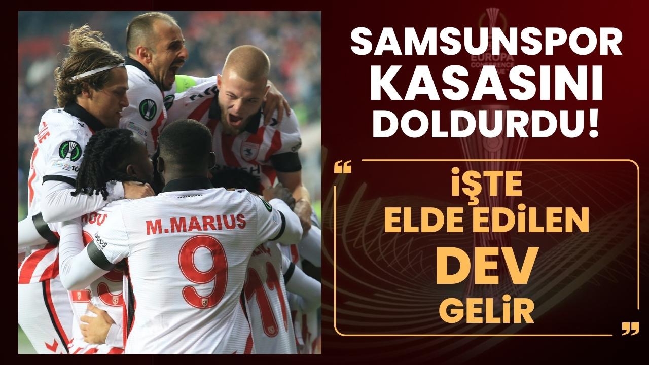 Samsunspor kasasını doldurdu! İşte elde edilen gelir