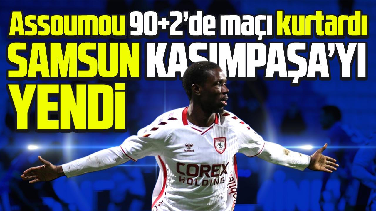 Samsunspor, Kasımpaşa'yı uzatma dakikalarında attığı golle mağlup etti