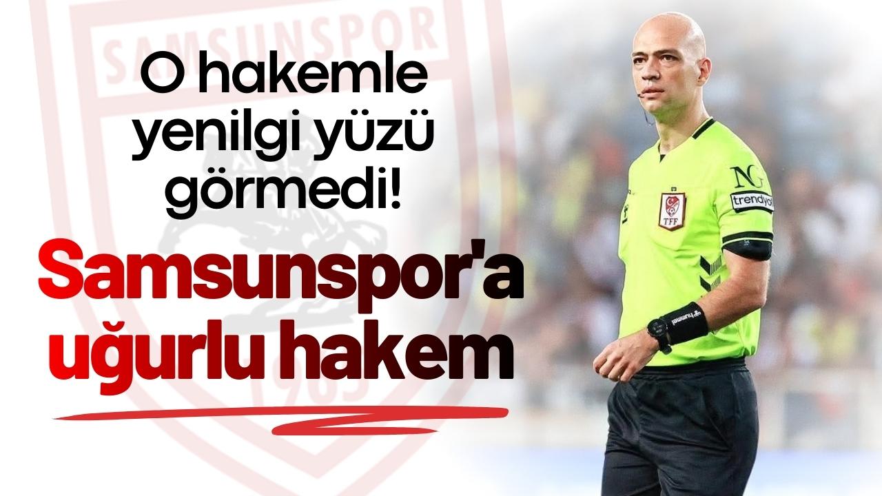 Samsunspor Kocaelispor maçının hakemi Yiğit Arslan’ın yönettiği 7 maçı kaybetmedi