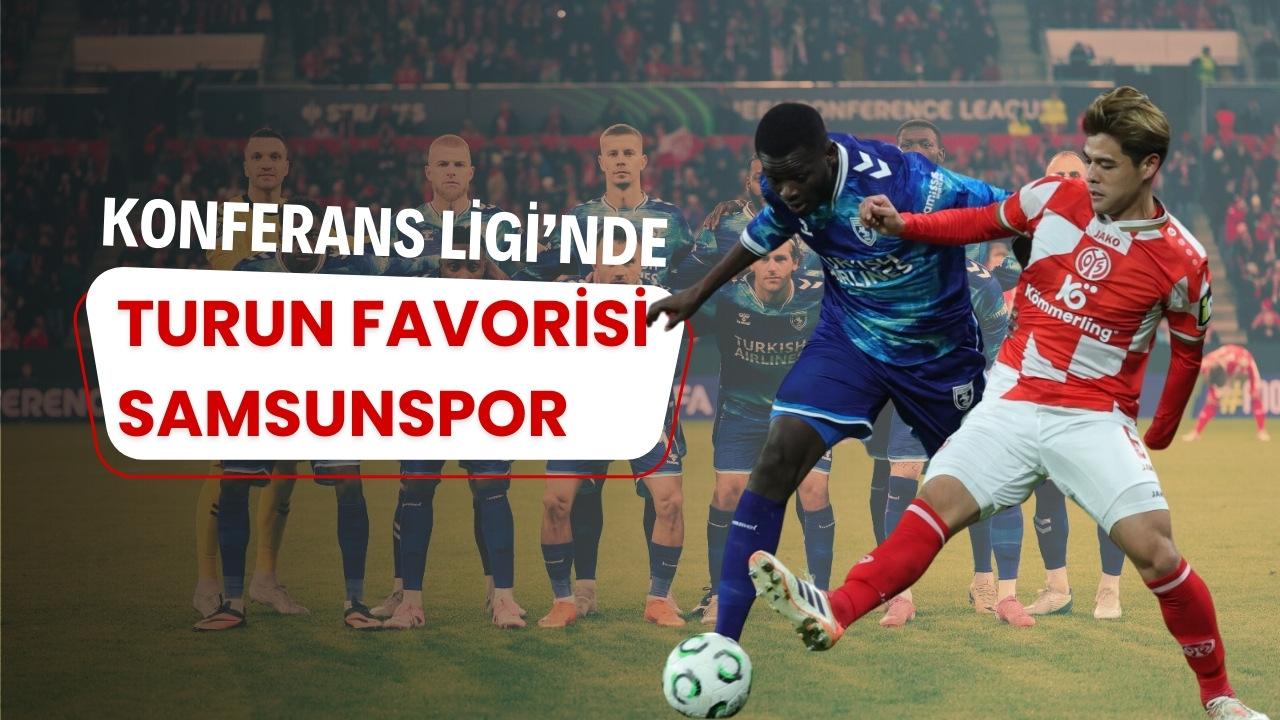 Samsunspor, Konferans Ligi son 16 eleme turunda favori gösterildi