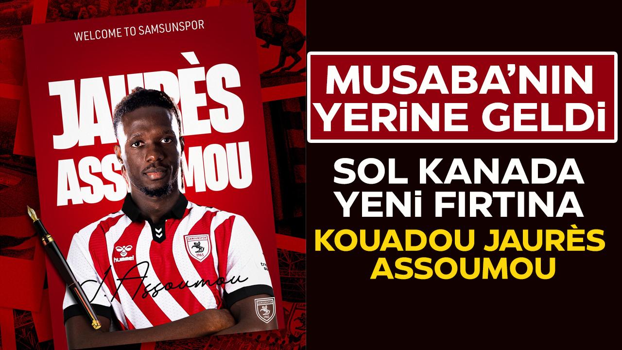 Samsunspor Kouadou Jaurès Assoumou ile sözleşme imzaladı